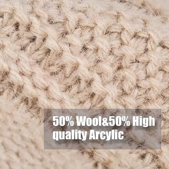 NEW Women Knit Wool Warm Thermal Thinsulate Lined Gloves - Picture 5 of 11